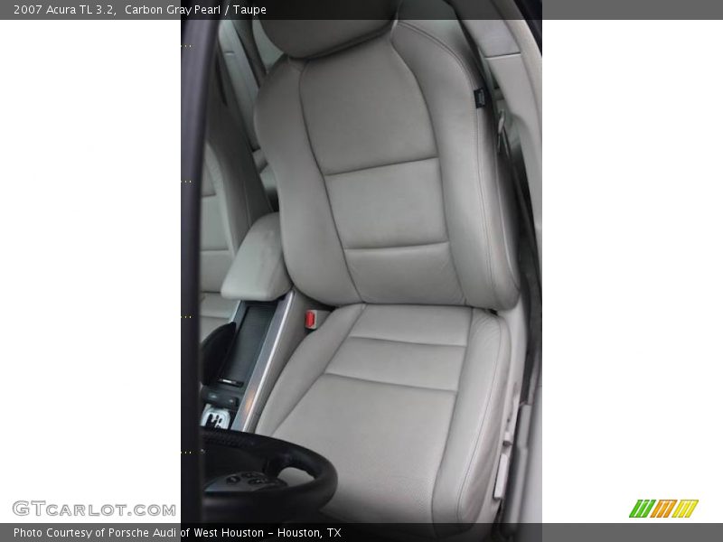 Carbon Gray Pearl / Taupe 2007 Acura TL 3.2