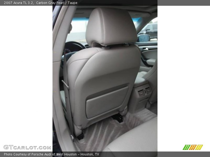 Carbon Gray Pearl / Taupe 2007 Acura TL 3.2