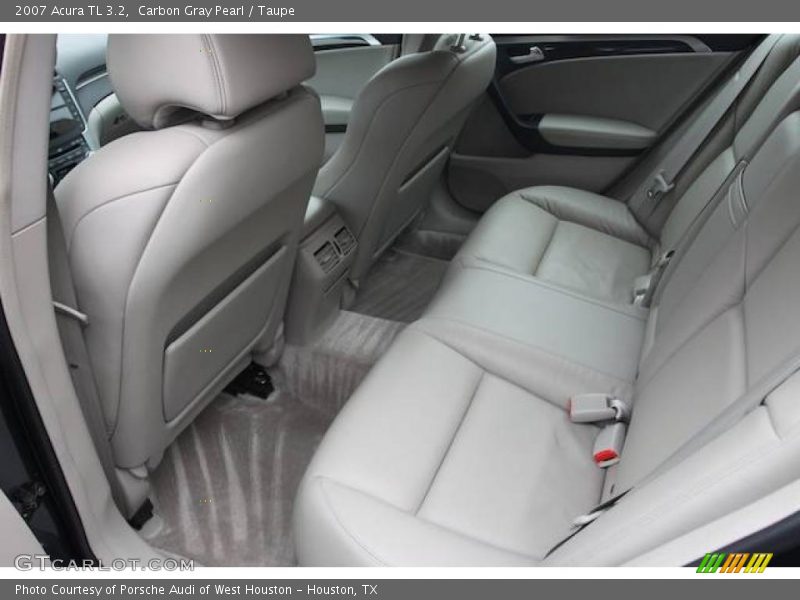 Carbon Gray Pearl / Taupe 2007 Acura TL 3.2