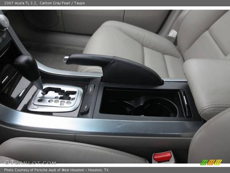 Carbon Gray Pearl / Taupe 2007 Acura TL 3.2