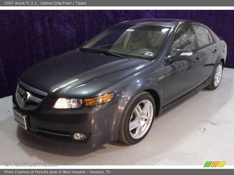 Carbon Gray Pearl / Taupe 2007 Acura TL 3.2