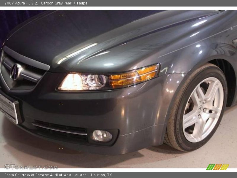 Carbon Gray Pearl / Taupe 2007 Acura TL 3.2