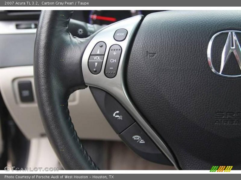 Carbon Gray Pearl / Taupe 2007 Acura TL 3.2