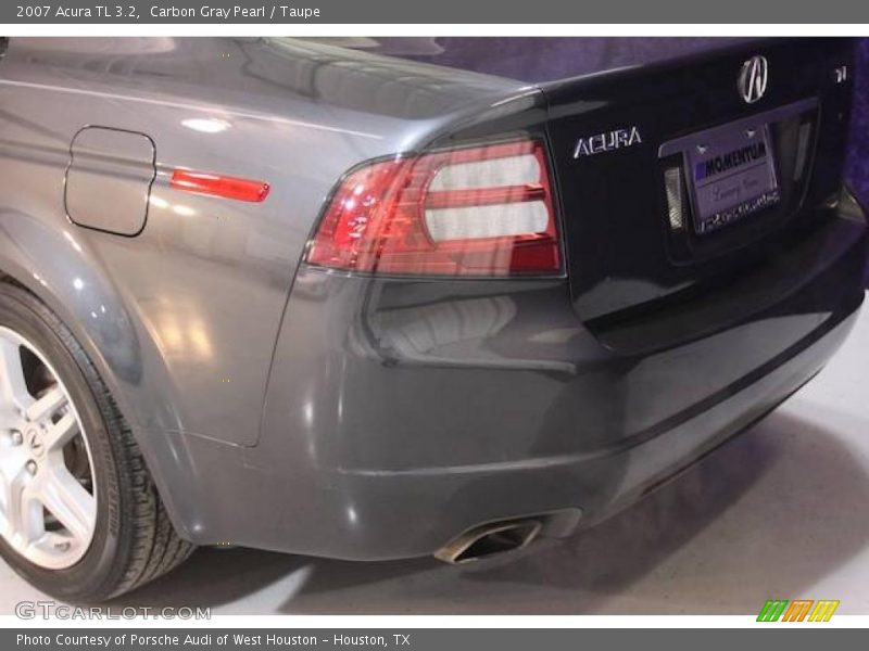 Carbon Gray Pearl / Taupe 2007 Acura TL 3.2