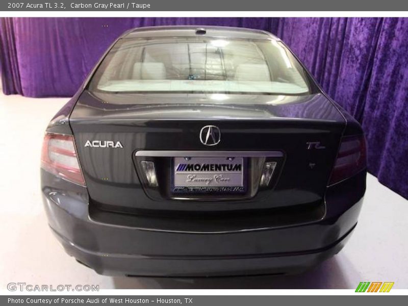 Carbon Gray Pearl / Taupe 2007 Acura TL 3.2