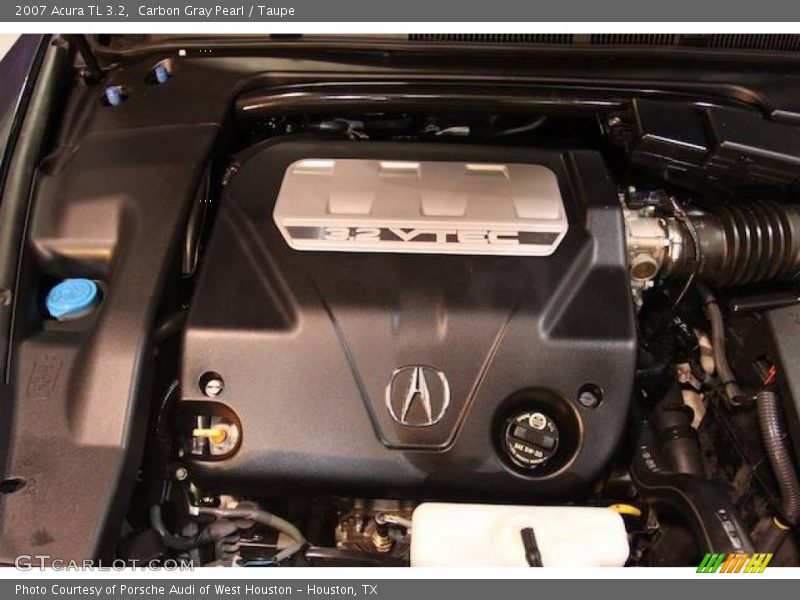 Carbon Gray Pearl / Taupe 2007 Acura TL 3.2