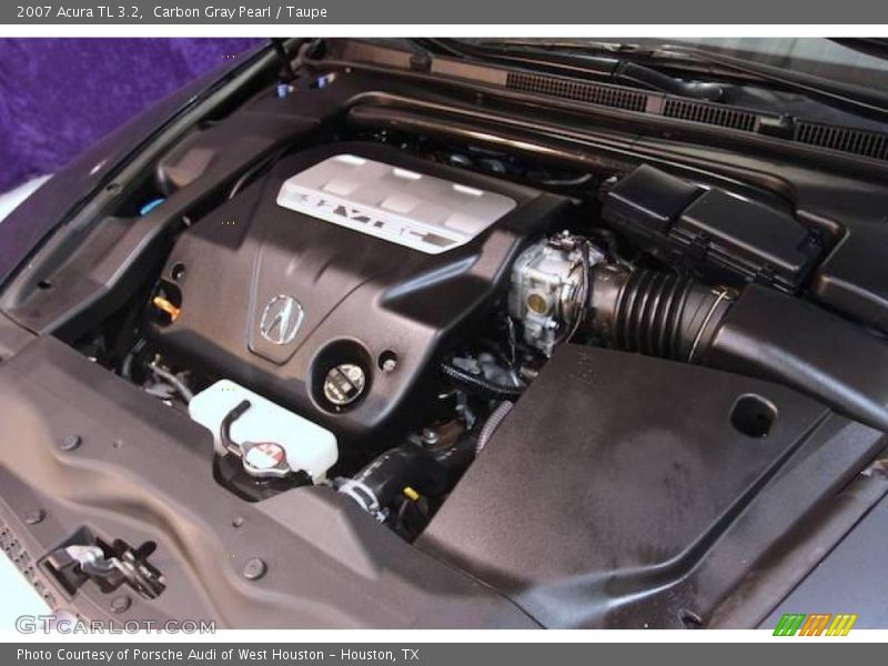 Carbon Gray Pearl / Taupe 2007 Acura TL 3.2