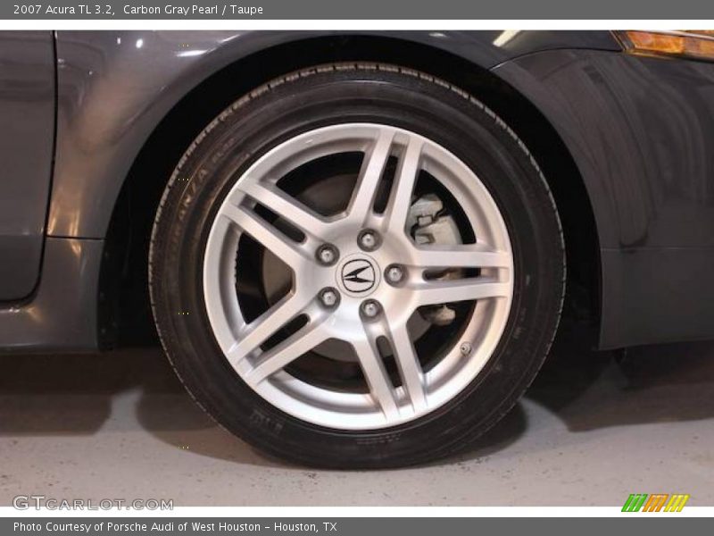 Carbon Gray Pearl / Taupe 2007 Acura TL 3.2