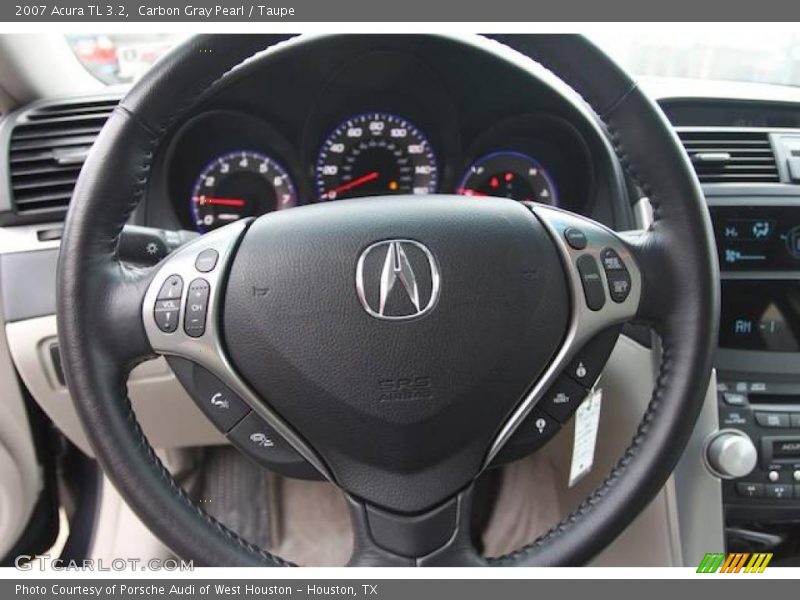 Carbon Gray Pearl / Taupe 2007 Acura TL 3.2