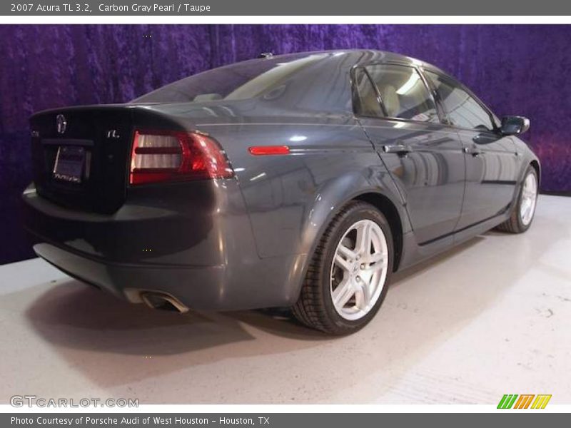 Carbon Gray Pearl / Taupe 2007 Acura TL 3.2