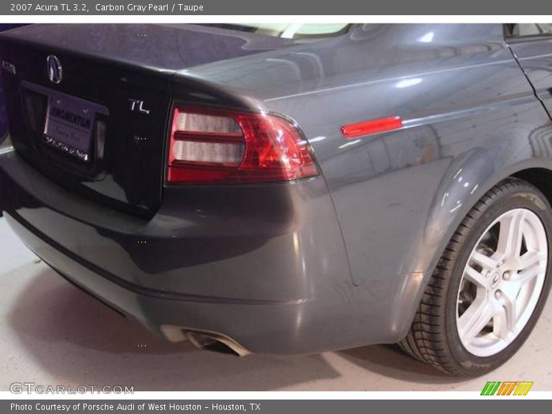 Carbon Gray Pearl / Taupe 2007 Acura TL 3.2