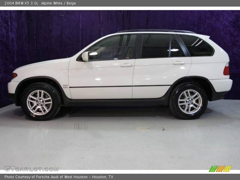 Alpine White / Beige 2004 BMW X5 3.0i