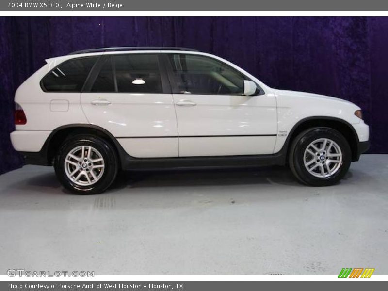 Alpine White / Beige 2004 BMW X5 3.0i