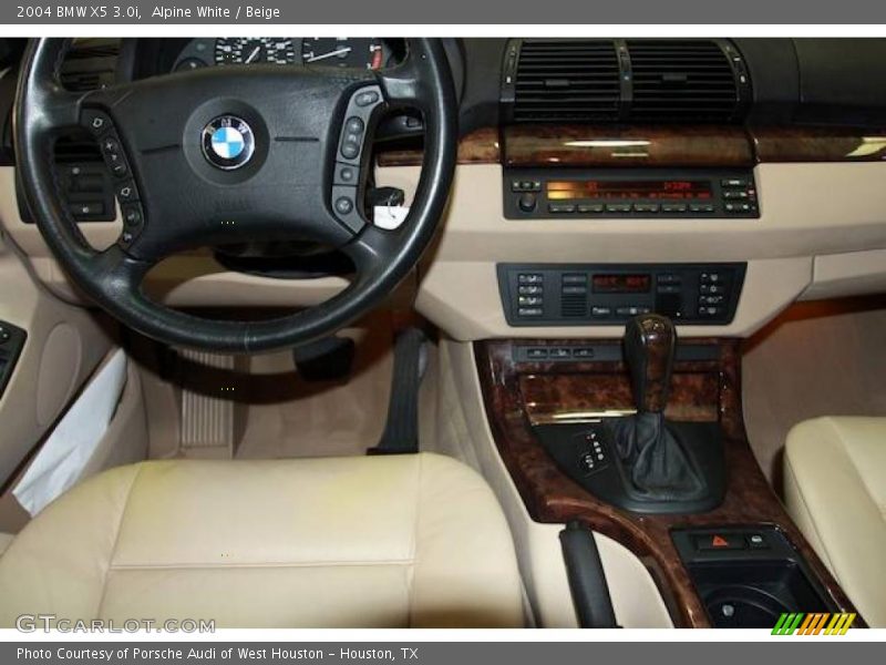 Alpine White / Beige 2004 BMW X5 3.0i
