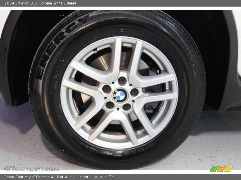 Alpine White / Beige 2004 BMW X5 3.0i