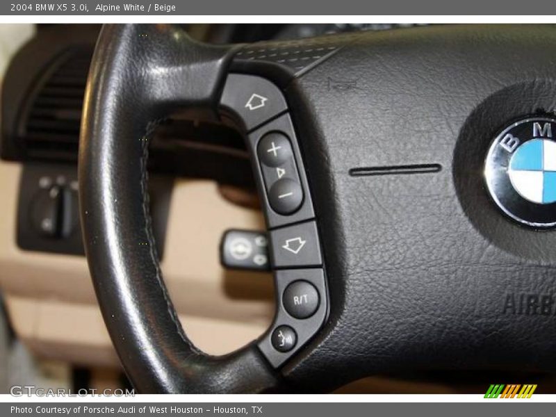 Alpine White / Beige 2004 BMW X5 3.0i