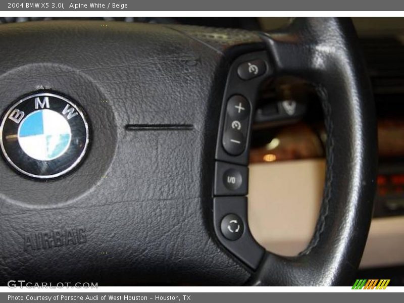 Alpine White / Beige 2004 BMW X5 3.0i