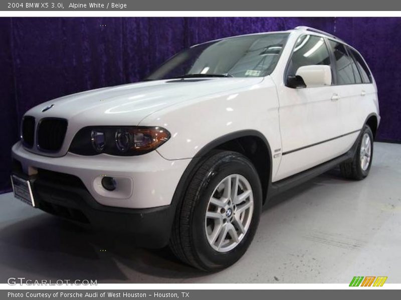Alpine White / Beige 2004 BMW X5 3.0i