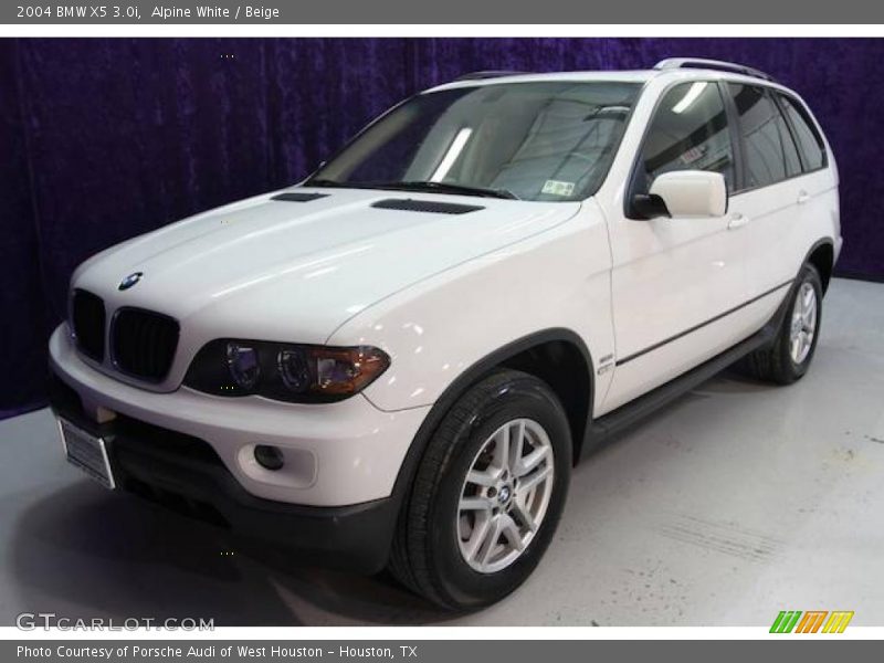 Alpine White / Beige 2004 BMW X5 3.0i