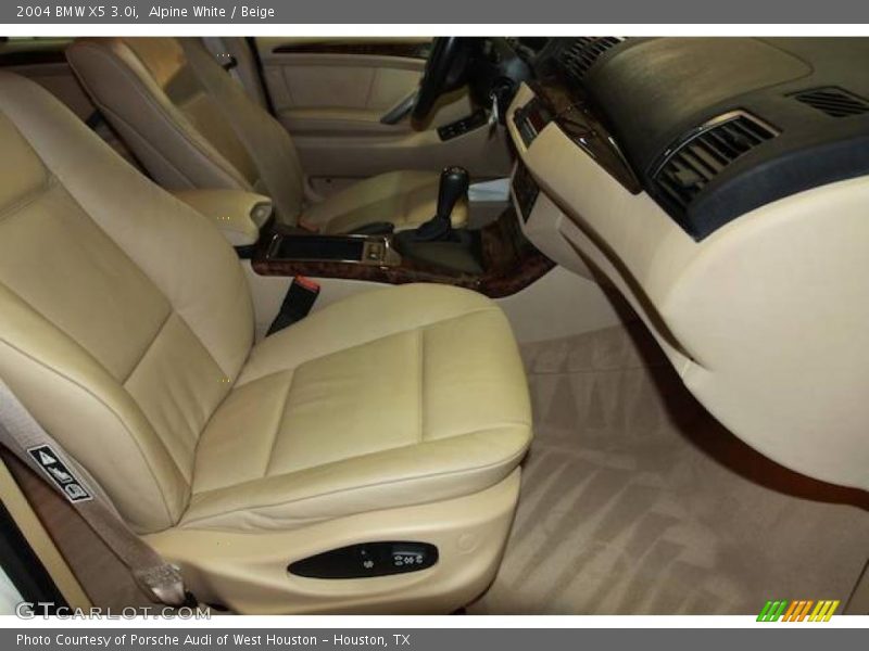 Alpine White / Beige 2004 BMW X5 3.0i