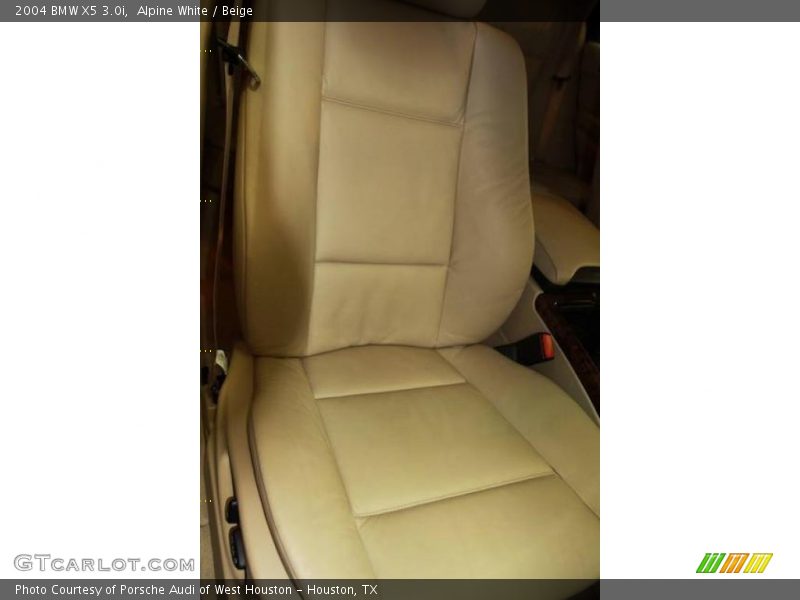Alpine White / Beige 2004 BMW X5 3.0i