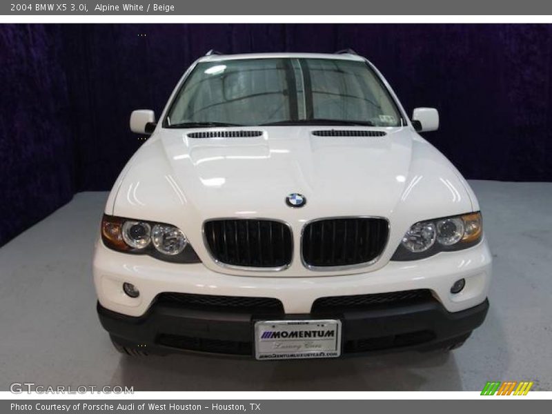 Alpine White / Beige 2004 BMW X5 3.0i