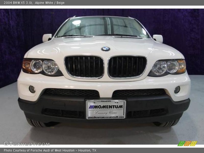 Alpine White / Beige 2004 BMW X5 3.0i