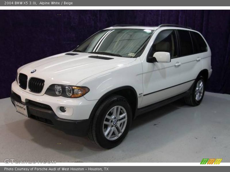 Alpine White / Beige 2004 BMW X5 3.0i