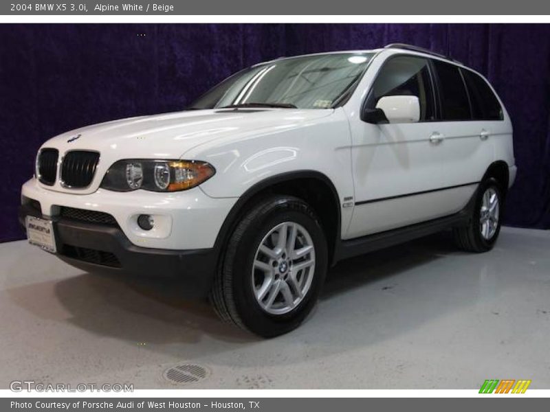 Alpine White / Beige 2004 BMW X5 3.0i