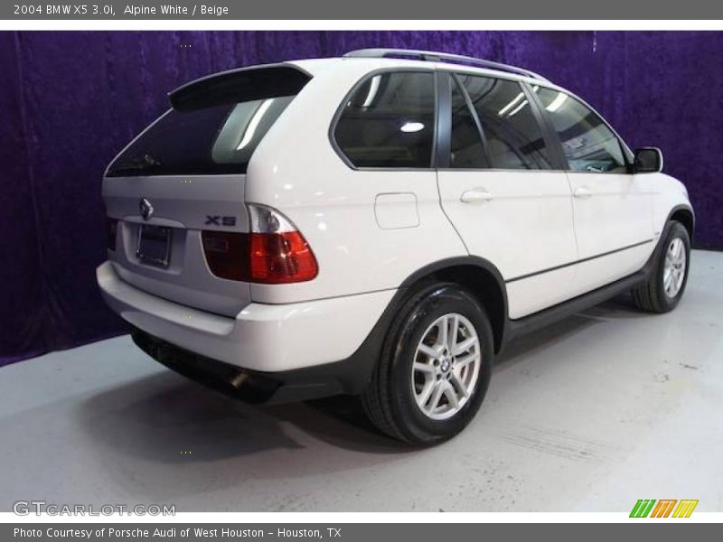 Alpine White / Beige 2004 BMW X5 3.0i