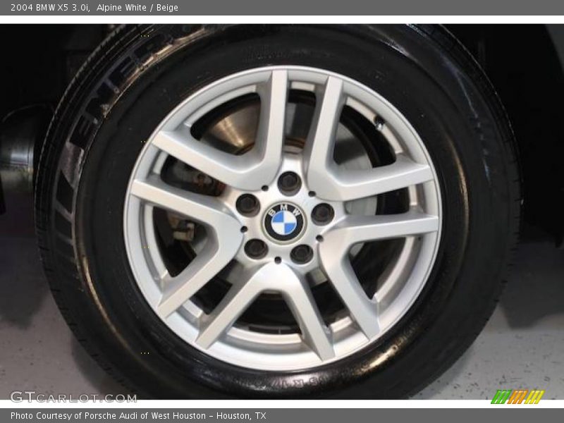 Alpine White / Beige 2004 BMW X5 3.0i