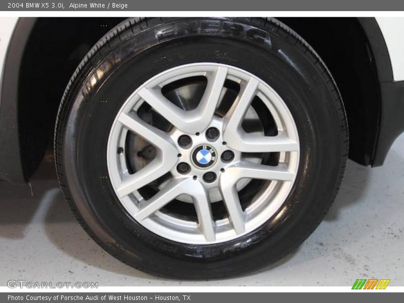 Alpine White / Beige 2004 BMW X5 3.0i