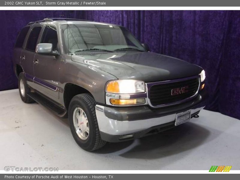 Storm Gray Metallic / Pewter/Shale 2002 GMC Yukon SLT