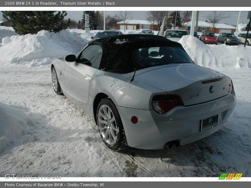 Titanium Silver Metallic / Black 2006 BMW Z4 3.0i Roadster