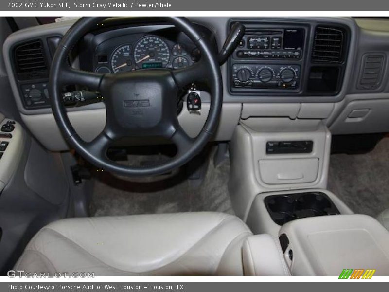 Storm Gray Metallic / Pewter/Shale 2002 GMC Yukon SLT
