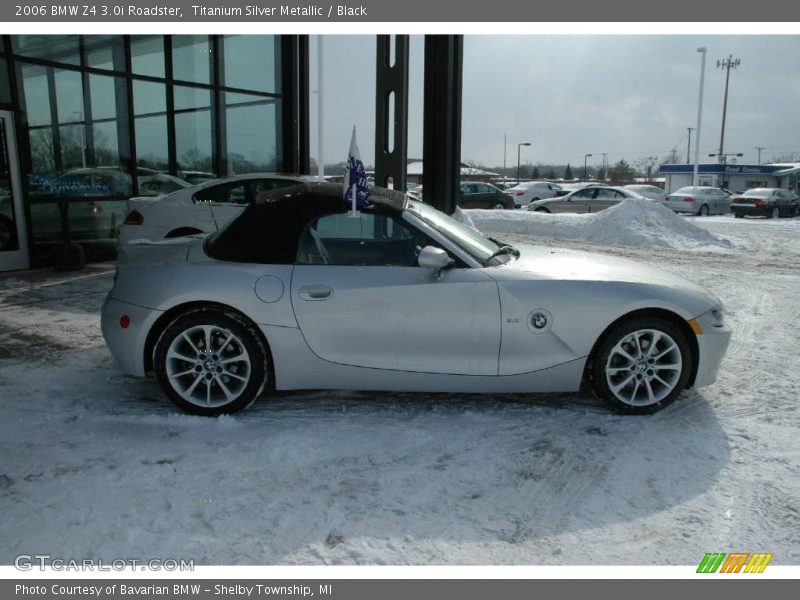 Titanium Silver Metallic / Black 2006 BMW Z4 3.0i Roadster