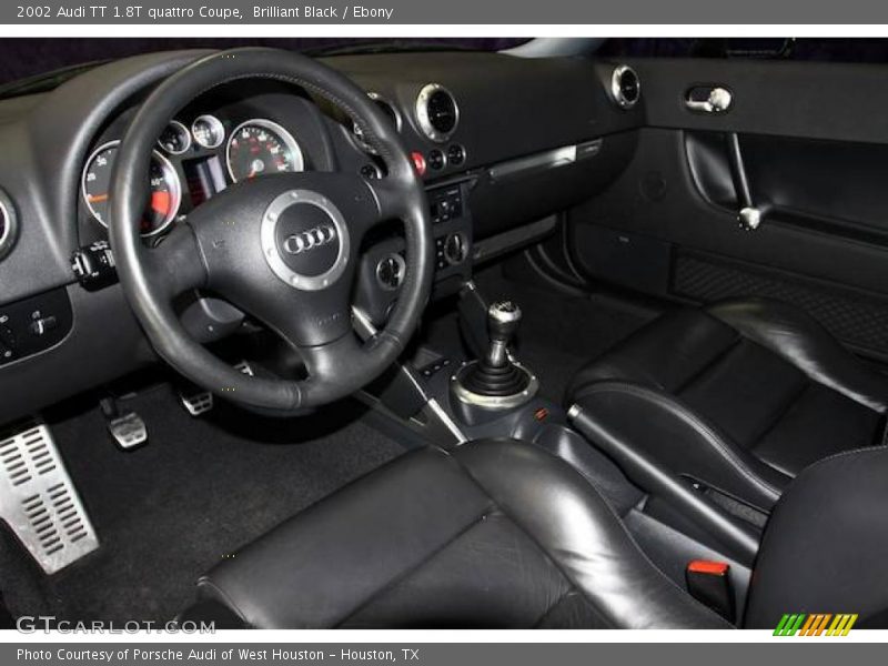 Front Seat of 2002 TT 1.8T quattro Coupe