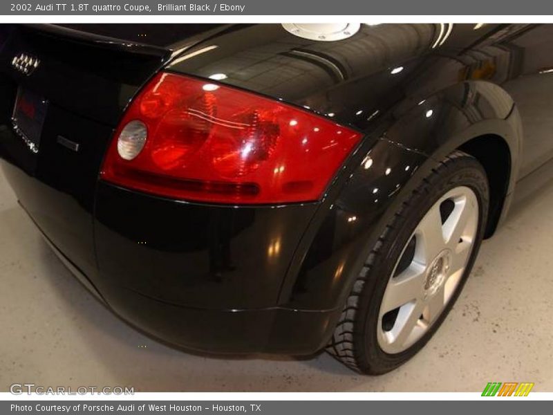 Brilliant Black / Ebony 2002 Audi TT 1.8T quattro Coupe