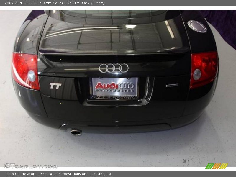 Brilliant Black / Ebony 2002 Audi TT 1.8T quattro Coupe