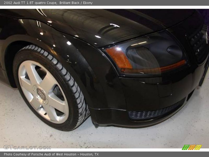Brilliant Black / Ebony 2002 Audi TT 1.8T quattro Coupe