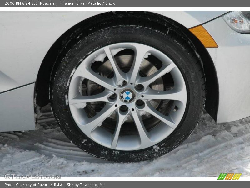 Titanium Silver Metallic / Black 2006 BMW Z4 3.0i Roadster