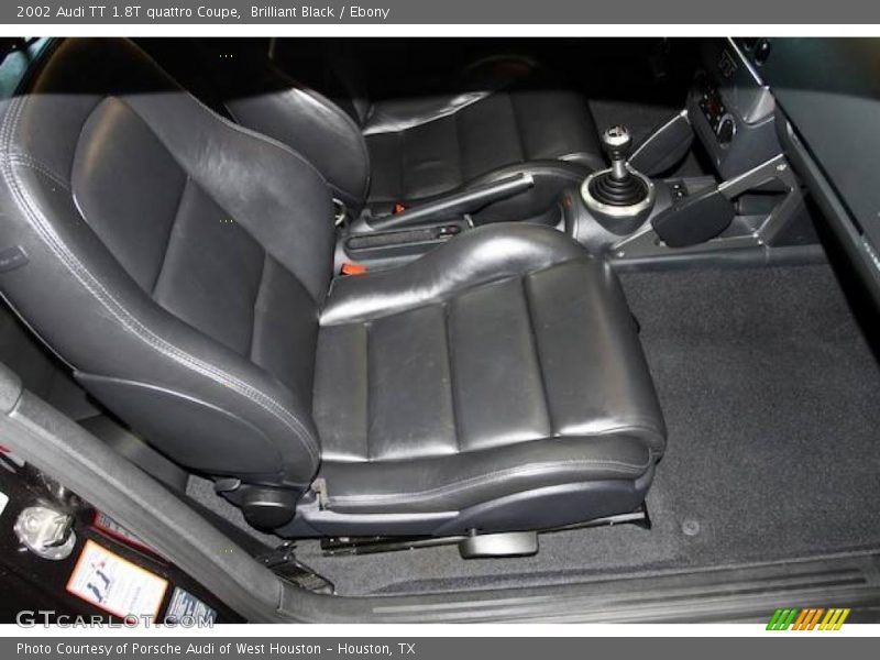 Brilliant Black / Ebony 2002 Audi TT 1.8T quattro Coupe