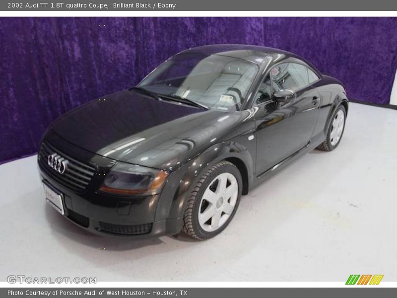 Brilliant Black / Ebony 2002 Audi TT 1.8T quattro Coupe