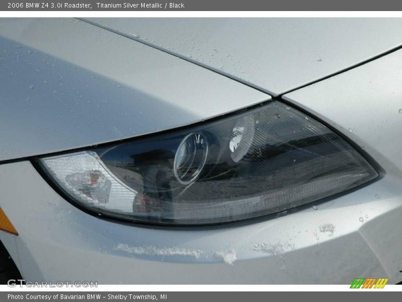 Titanium Silver Metallic / Black 2006 BMW Z4 3.0i Roadster