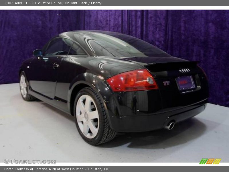 Brilliant Black / Ebony 2002 Audi TT 1.8T quattro Coupe