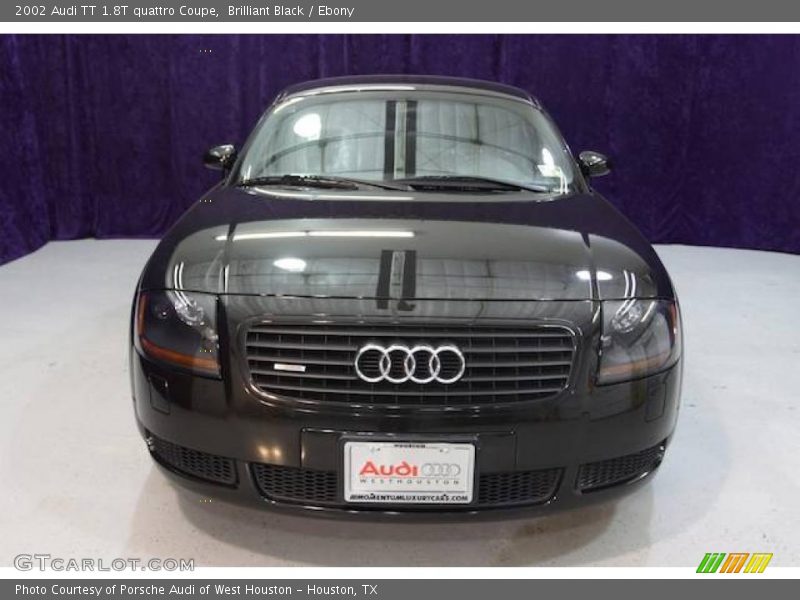 Brilliant Black / Ebony 2002 Audi TT 1.8T quattro Coupe