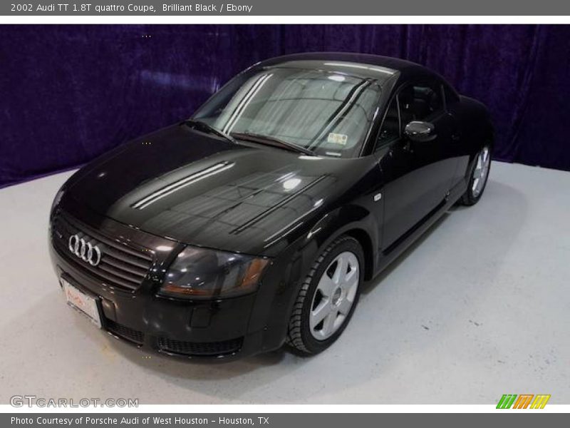 Brilliant Black / Ebony 2002 Audi TT 1.8T quattro Coupe