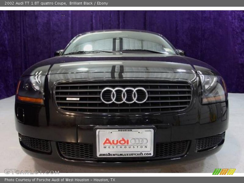 Brilliant Black / Ebony 2002 Audi TT 1.8T quattro Coupe