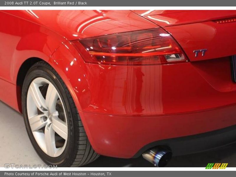 Brilliant Red / Black 2008 Audi TT 2.0T Coupe