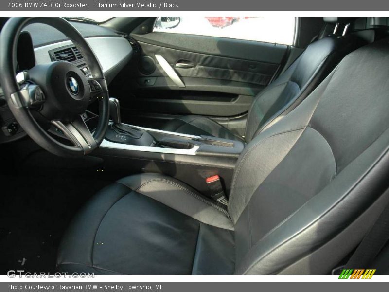 Titanium Silver Metallic / Black 2006 BMW Z4 3.0i Roadster